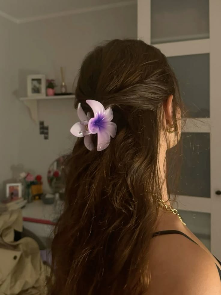 Hawaiian flower Hair clips