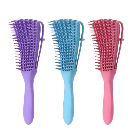 Flexible Curly hair brush