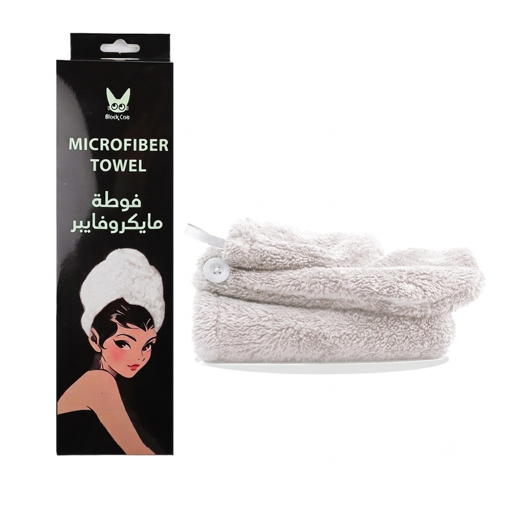 Anti frizz microfiber towel