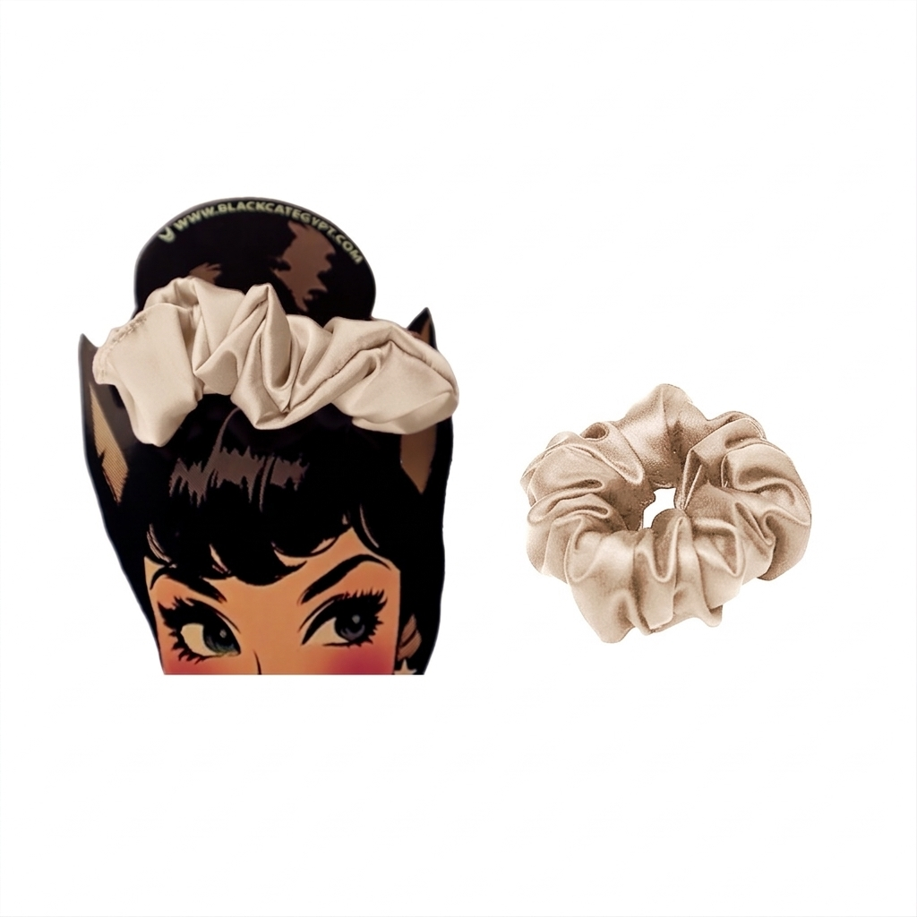 Satin scrunchie