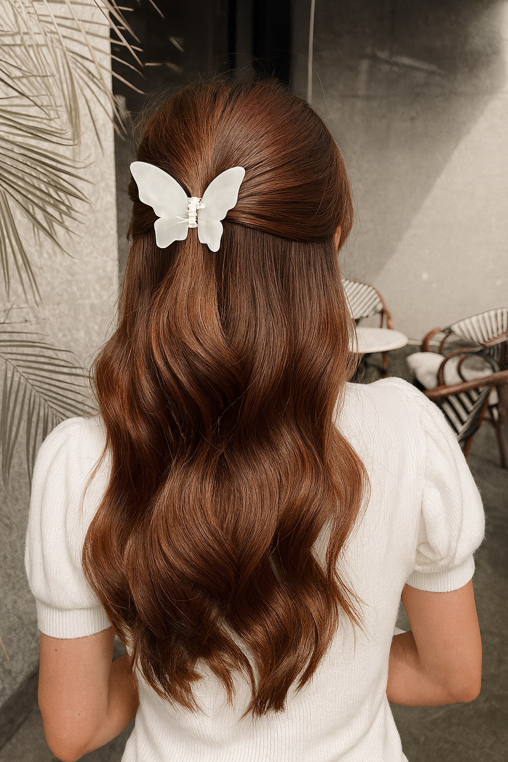 Butterfly hair clip
